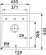 Zlewozmywak Franke Zlewozmywak Sirius SID 610-40 - 43 x 53 cm (114.0496.104) 2