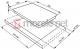 Płyta grzewcza Smeg COLONIALE 60cm biała/złoto, sterowanie front - S-SRV864B 1