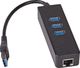 HUB USB Akyga 1x RJ-45  + 3x USB-A 3.0 (AK-AD-32) 1