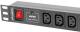 Lanberg Listwa zasilająca PDU 19'' 1U 10x IEC C13 2m (PDU-10I-0200-IEC-BK) 2