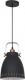 Lampa wisząca Italux Franklin industrial czarny  (MD-HN8026M-B+RC) 1