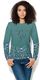 Colour Pleasure Bluza CP-002 251 granatowo-zielona r. XL/XXL 1