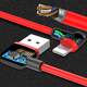 Kabel USB Unitek USB-A - Lightning 1 m Czerwony (C4047RD) 2