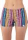 Colour Pleasure Spodnie damskie CP-020 264 granatowo-żółto-różowe r. XS-S 1