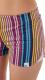 Colour Pleasure Spodnie damskie CP-020 264 granatowo-żółto-różowe r. XS-S 3