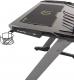 Biurko Ultradesk Space Szare 113 cmx61 cm Aluminium 13