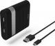 Powerbank Hama Soft Touch 10400 mAh Czarno-srebrny  (001833560000) 1