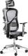 Krzesło biurowe Diablo Chairs V-Basic Czarne Szare 2