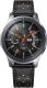 Alogy Skórzany pasek leather band Samsung Gear S3 /Watch 46 mm czarny (4827X1) 4