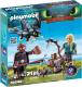 Playmobil Czkawka i Astrid z małym smokiem (70040) 1