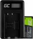 Ładowarka do aparatu Green Cell LC-E17 + Bateria LP-E17 do Canon EOS 77D, 750D, 760D, 8000D, M3, M5, M6, Rebel T6i 7.2V 1040mAh (CB33+ADCB08) 1