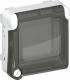 Legrand PLEXO55 Adapter do mechanizmów MOSAIC szary / biały (069580) 1