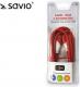 Kabel Savio HDMI - HDMI 1.5m czerwony (CL-120) 3