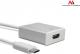 Adapter USB Maclean USB-C - HDMI Srebrny  (MCTV-841) 1