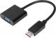 Adapter AV TB Print DisplayPort - D-Sub (VGA) czarny (AKTBXVADPVGA15B) 1