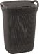 Kosz na pranie Curver Knit 57L brązowy (228410                         ) 1