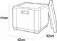 Allibert Siedzisko Curver Ice Cube Grafit - 213828 6