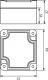 Elektro-Plast STRONG Puszka hermetyczna n/t 63x57x37mm IP67 PHP-117 szary (62.117) 1