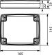 Elektro-Plast STRONG Puszka hermetyczna n/t 145x185x39mm IP67 PHP-124 szary (62.125) 1
