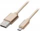 Kabel USB Blow USB-A - 1 m Złoty (5900804087946) 1