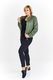 Ptak Moda Bluza damska bomberka w kwiaty M55085 zielona r. 42 1
