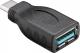 Adapter USB Goobay USB-C - USB Czarny  (45395) 1