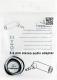 Adapter AV Gembird Jack 3.5mm - Jack 3.5mm czarny (A-3.5M-3.5FL) 1
