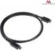 Kabel USB Maclean USB-C - micro-B 1 m Czarny (MCTV-845) 1