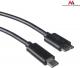 Kabel USB Maclean USB-C - micro-B 1 m Czarny (MCTV-845) 2