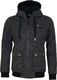 Kurtka męska Woox Kurtka męska wodoodporna Woolshell Men´s Jacket Dark r. XS 1