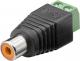 Adapter AV Goobay Terminal Block czarny (76741) 1