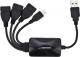 HUB USB Esperanza 1x miniUSB męski  + 3x USB-A 2.0 (EA-114) 1