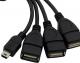 HUB USB Esperanza 1x miniUSB męski  + 3x USB-A 2.0 (EA-114) 2