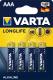 Varta Bateria LongLife Extra AAA / R03 4 szt. 1