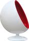 King Home Fotel BALL biało-czerwony 4