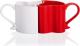 Froster Puodeliai įsimylėjusiems, raudonas ir baltas () - 8690316 1