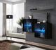 ASM Meble Komoda wisząca z półką switch sb iii czarny + led (26 ZZ SW SB3) - 40638 10