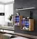 ASM Meble Komoda wisząca z półką switch sb iii czarny + led (26 ZZ SW SB3) - 40638 11