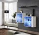 ASM Meble Komoda wisząca z półką switch sb iii czarny + led (26 ZZ SW SB3) - 40638 5