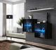 ASM Meble Komoda wisząca z półką switch sb iii czarny + led (26 ZZ SW SB3) - 40638 6