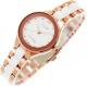 Zegarek Gino Rossi damski Kostini rose gold-biały (11041B-3D3) 3