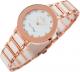 Zegarek Gino Rossi damski Loni rose gold-biały (11413-3D3) 3