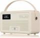 Radio View Quest Retro Mk II DAB+ ze stacją dokującą Apple kremowe (001999860000) 1