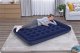 Bestway Materac welurowy Double z pompką 191x137x28cm granatowy (67225-6317) 3