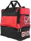 Givova Torba Medium Czerwono-czarna 1