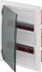 Elektro-Plast Rozdzielnica modułowa 2x12 p/t 2/24 drzwi transparentne (N+PE) IP40 2515-01 3