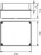 Elektro-Plast Obudowa hermetyczna natynkowa 248x198x106mm IP65 szara OH-4B.1 (29.45) 1
