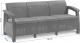 Allibert Sofa ogrodowa Curver Corfu love seat max Cappuccino-Piaskowy 2