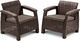 Allibert Fotele Curver Allibert Corfu duo set 2szt Brązowy-Szaro-beżowy 1