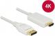 Kabel Delock DisplayPort - HDMI 2m biały (83818) 1